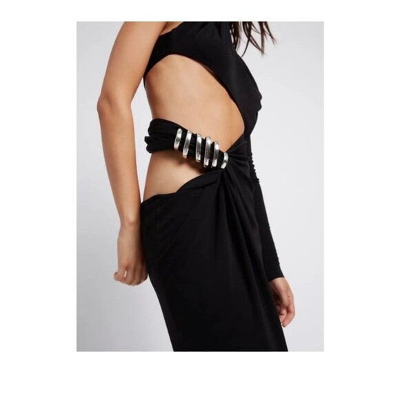 Christopher Esber Coiled Twist Torso Maxi Dress in Black - Picture 6 of 6